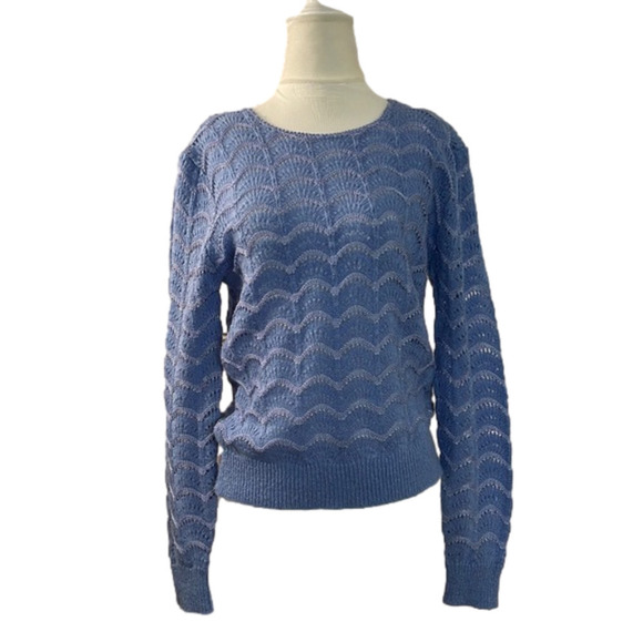 Marella Sky Blue Ladies Sweater size L - Picture 2 of 7